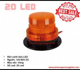Đèn cảnh báo DB03 - 20 LED -12V 24V 48V